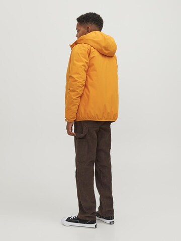 Jack & Jones Junior Winter Jacket in Orange