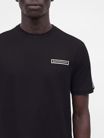 juoda EA7 Emporio Armani Marškinėliai