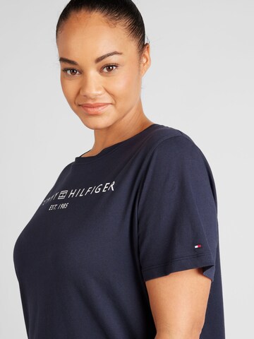 Tommy Hilfiger Curve T-Shirt in Blau