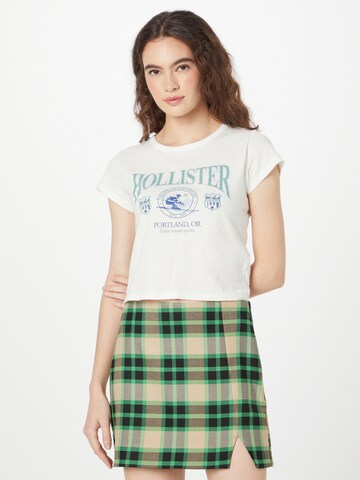 T-shirt HOLLISTER en blanc : devant