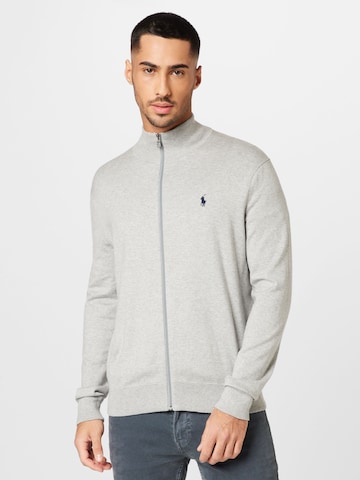 Polo Ralph Lauren Knit cardigan in Grey: front