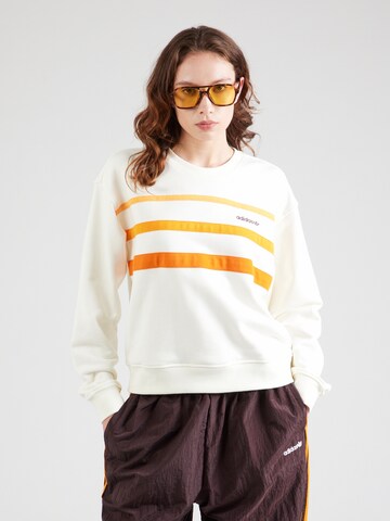 ADIDAS ORIGINALS Sweatshirt '80s' in White: front