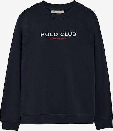 Polo Club Sweatshirt in Blau: Vorderseite