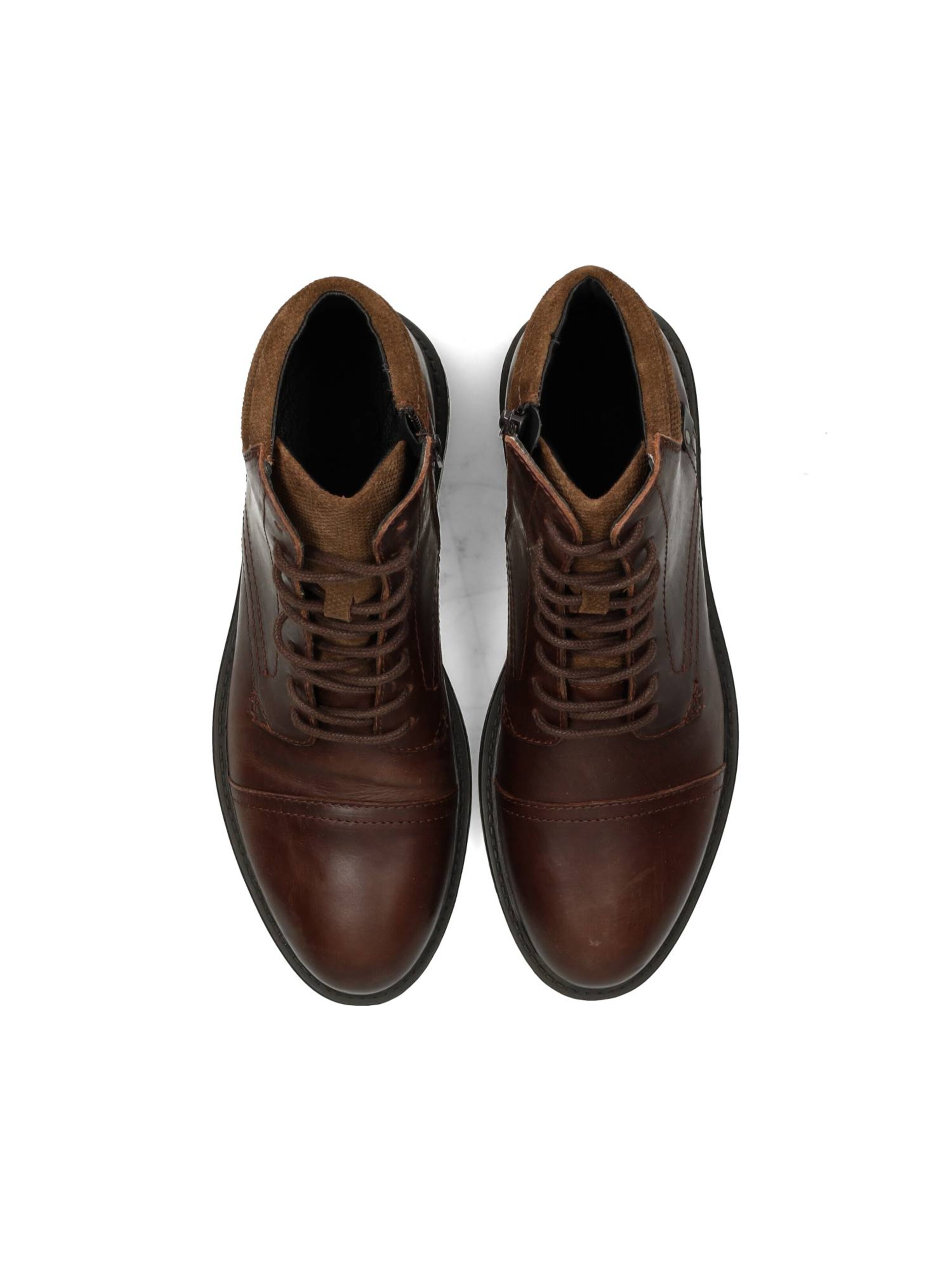 Bottines à lacets 'HOMBRE' PS Poelman en marron
