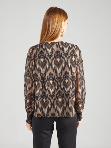 VILA - Blusa en marrón