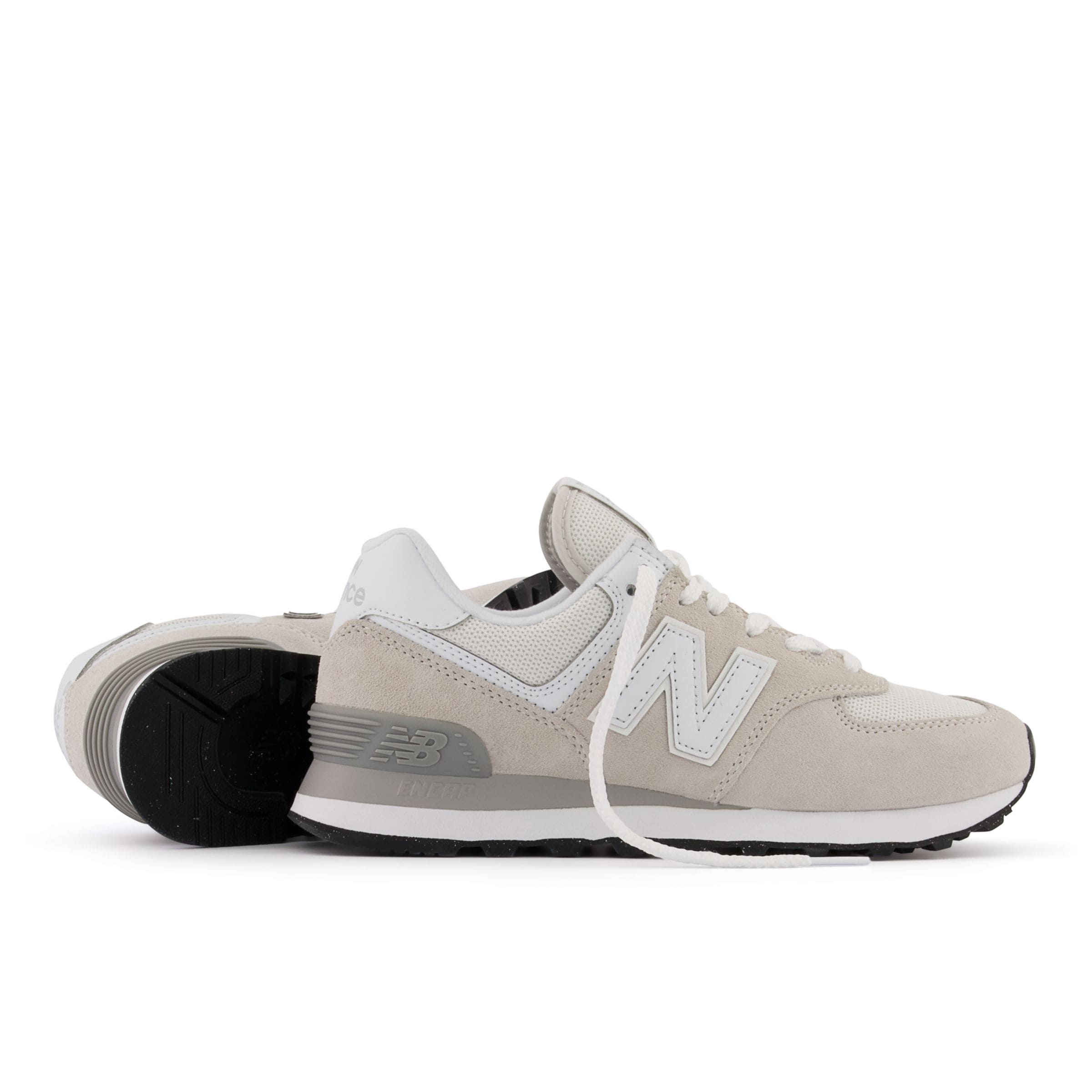 Sneaker bassa '574' di new balance in bianco
