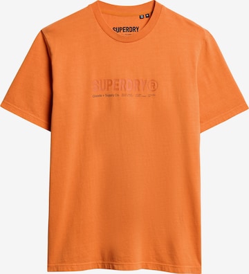 T-Shirt Superdry en orange : devant
