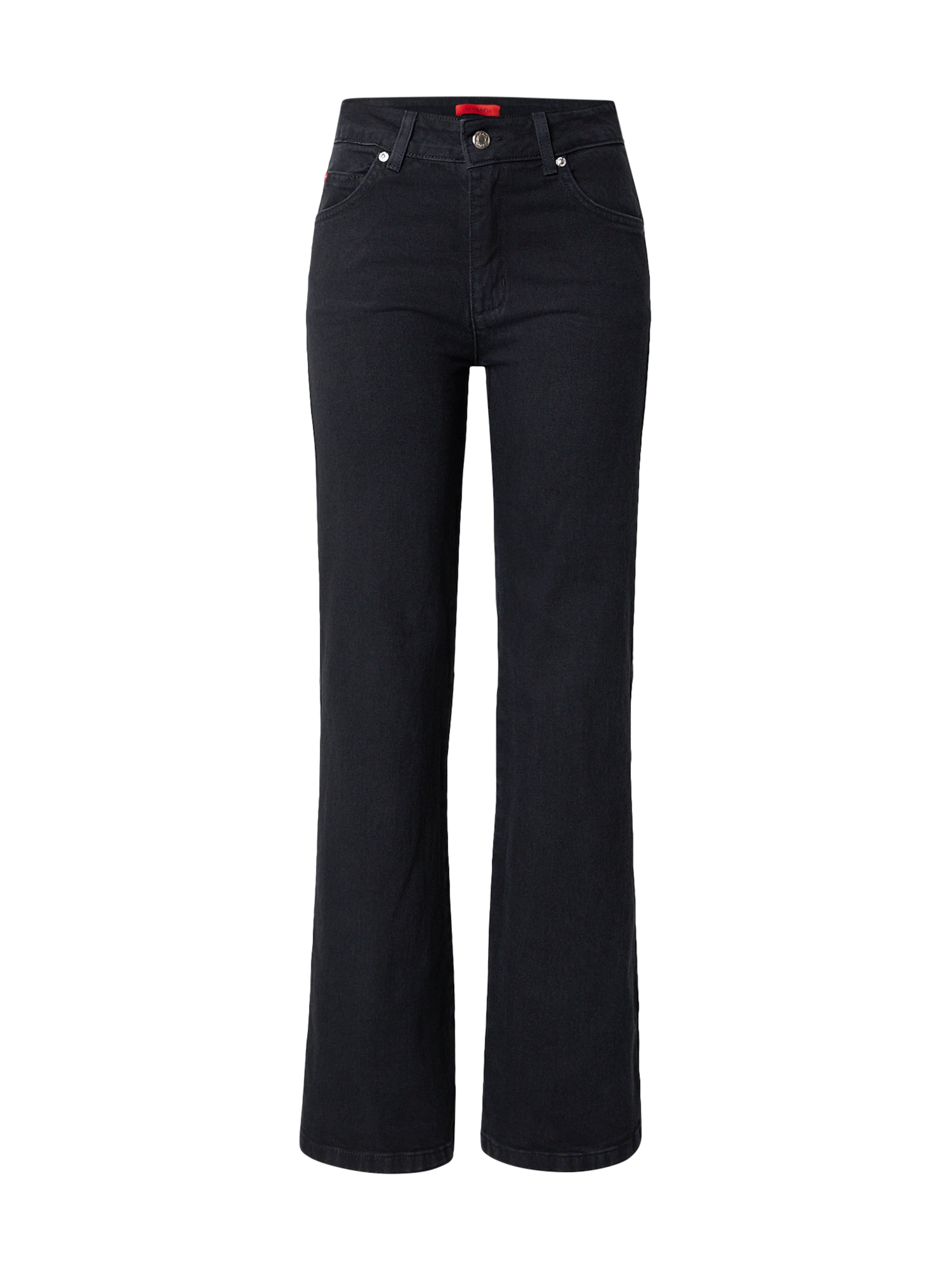 Effilé Jean 'MCOESTREMO' MAX&Co. en noir : devant