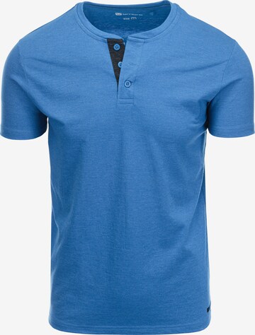 T-Shirt 'S1390' Ombre en bleu : devant