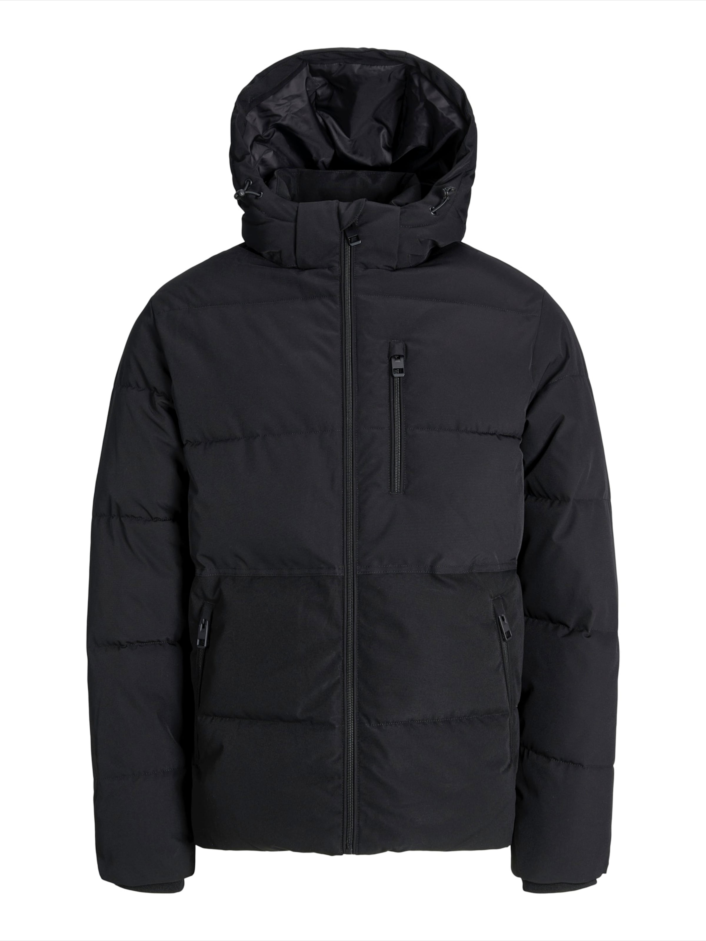 JACK & JONES Winterjacke 'EOWEN' in Schwarz: Vorderseite