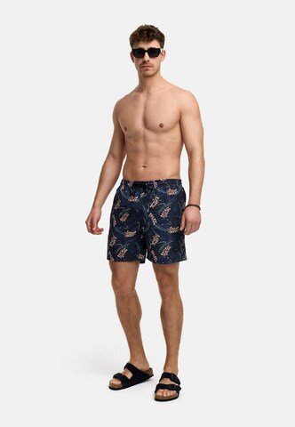 Shorts de bain 'Tonios' INDICODE JEANS en noir