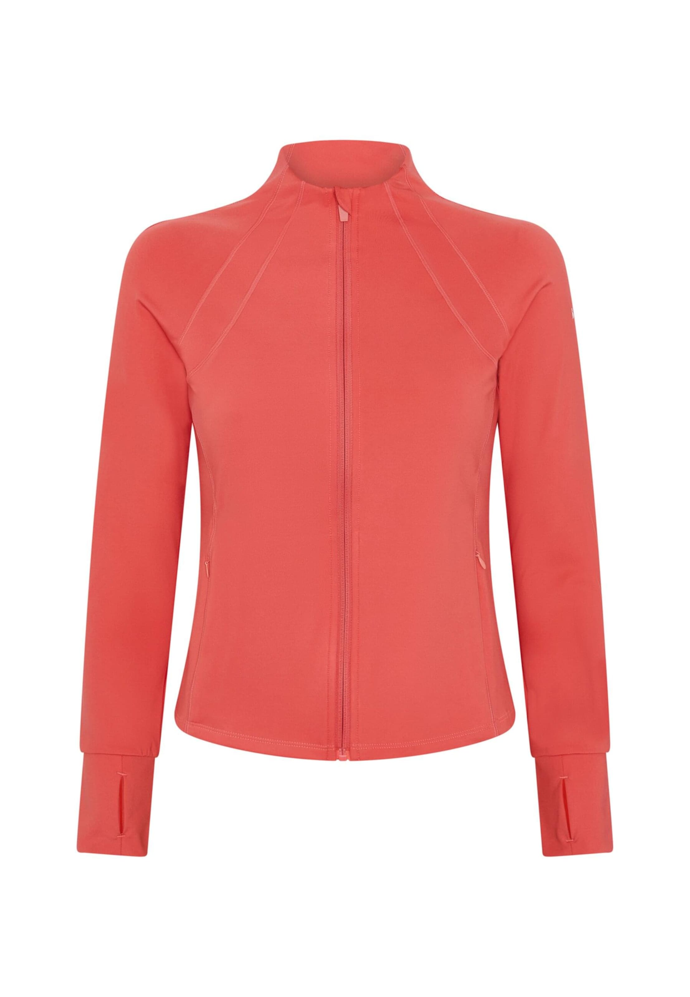 Born Living Yoga Sportief sweatvest 'Flippo' in Roze: voorkant