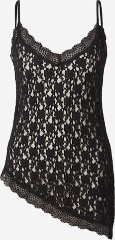 juoda ABOUT YOU Palaidinė be rankovių 'Mailin': priekis