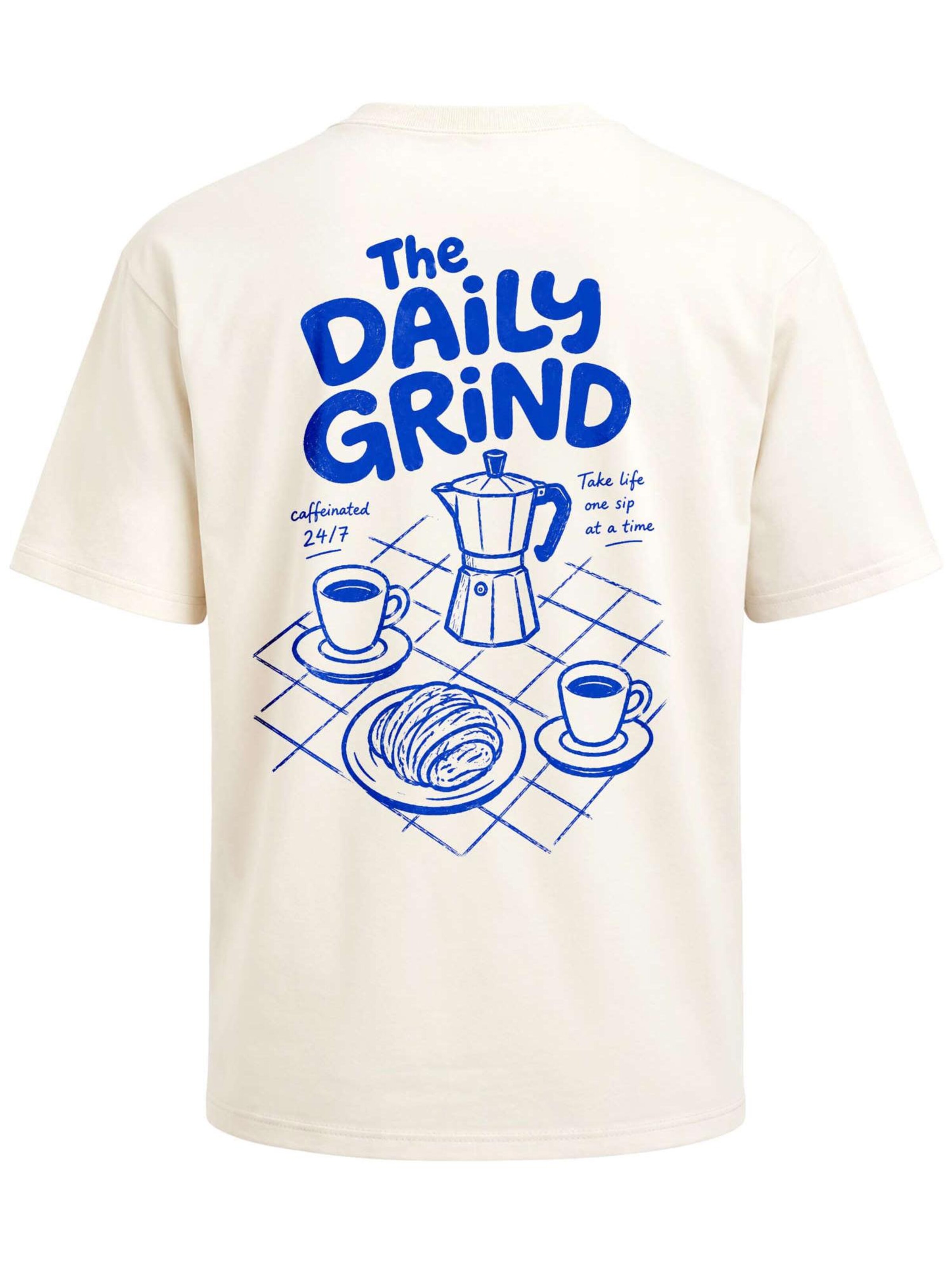 Neverless Shirt 'Daily Grind' in Beige: front