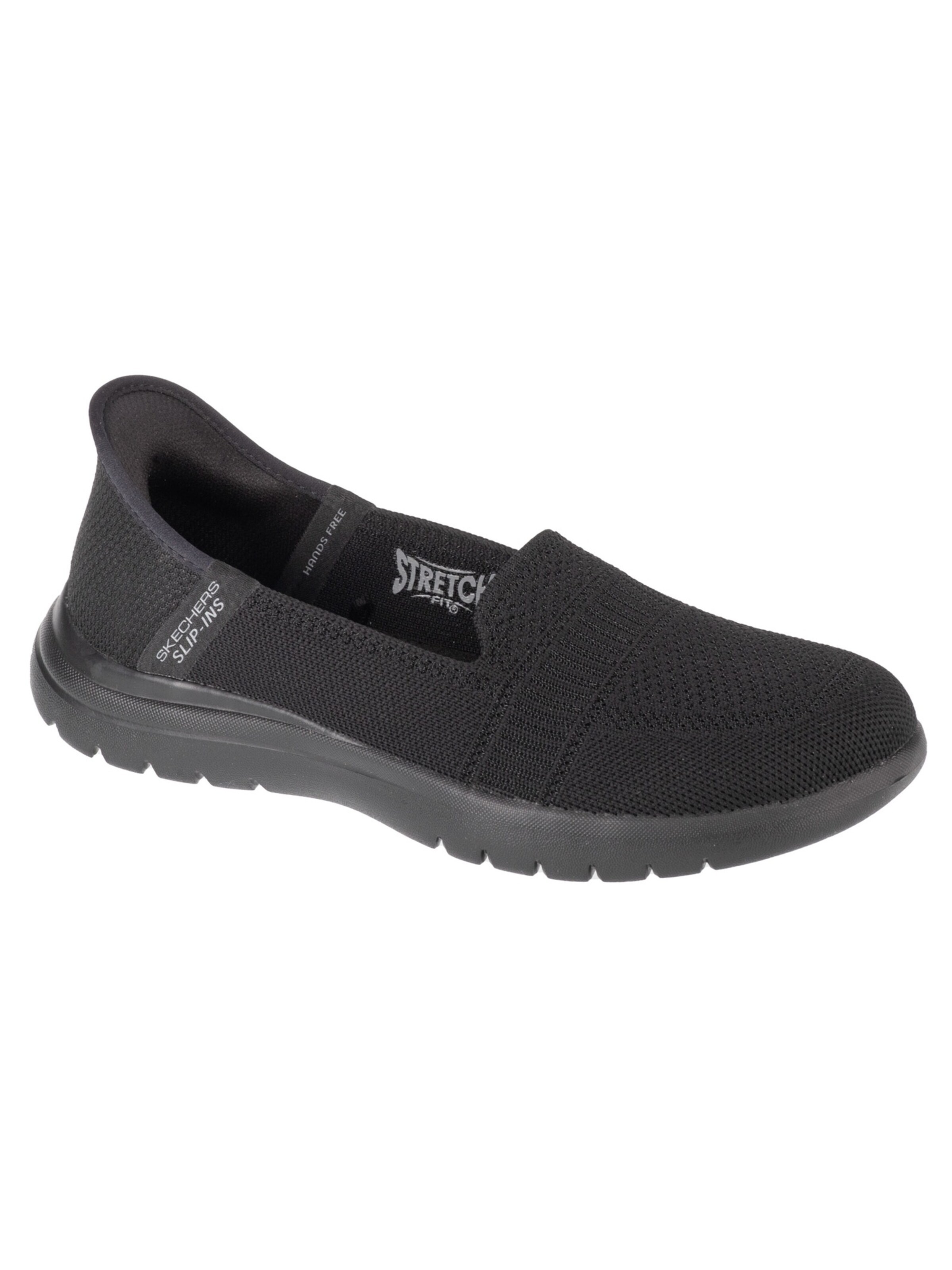 SKECHERS Slip-on in Zwart: voorkant
