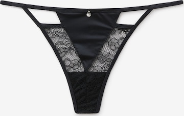 Tezenis String in Schwarz: Vorderseite