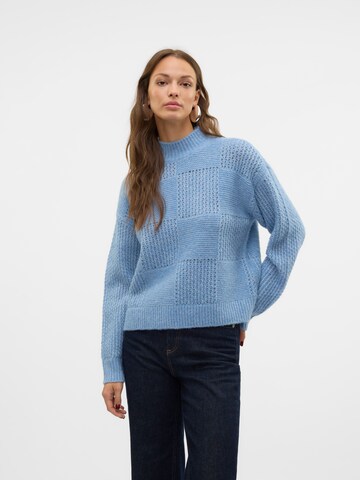 Pull-over VERO MODA en bleu : devant