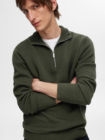 SELECTED HOMME Свитер 'Dane' в Зеленый