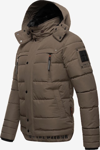 STONE HARBOUR Winterjacke 'Witaas' in Braun