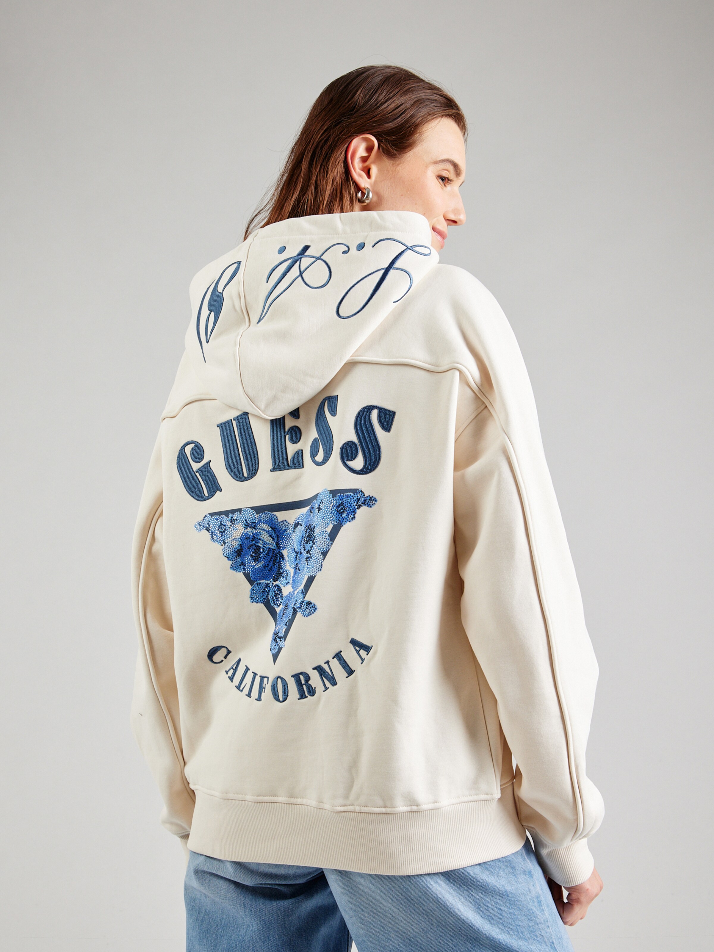 Guess hoodies womens sale