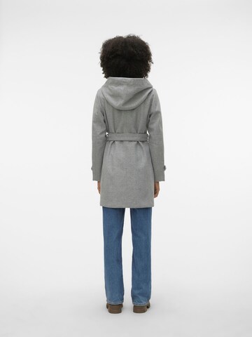 VERO MODA Between-Seasons Coat 'VINCECHELSEA' in Grey