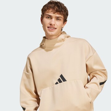 ADIDAS SPORTSWEAR Athletic Sweatshirt 'Z.N.E.' in Beige