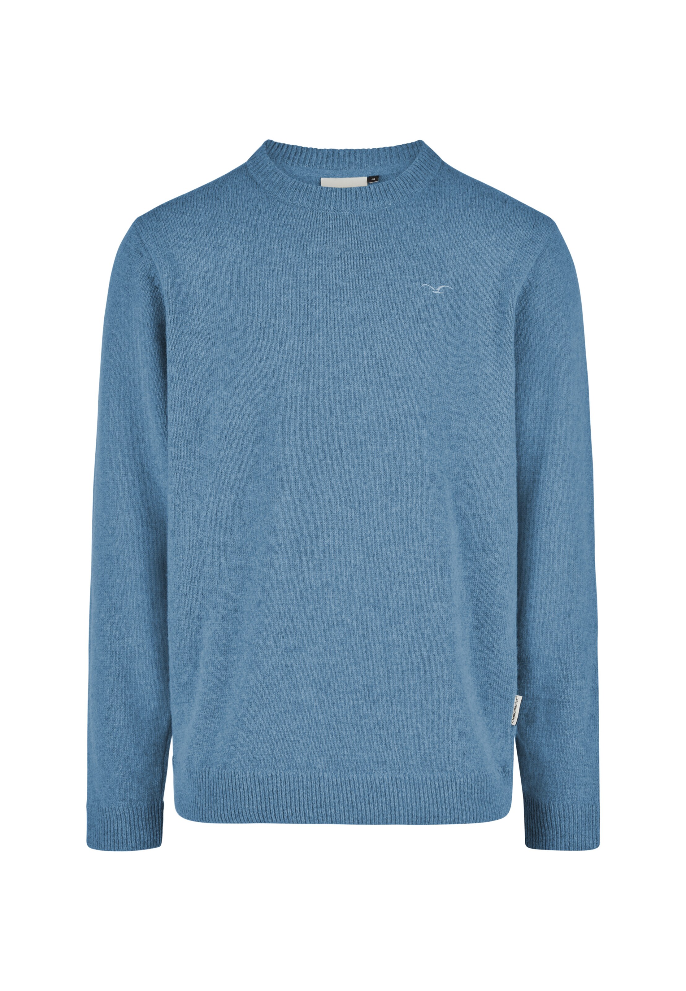 Cleptomanicx Sweater 'Classico Ligull' in Blue: front