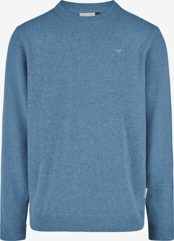 Cleptomanicx Sweater 'Classico Ligull' in Blue: front