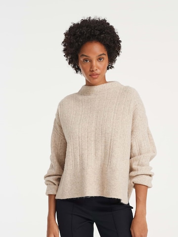 OPUS Sweter w kolorze beżowy: przód