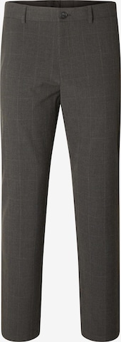 Coupe slim Pantalon 'Robert' SELECTED HOMME en gris : devant