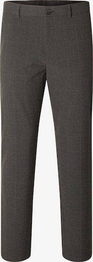 SELECTED Chino Pants 'SLHRobert' in Dark grey / White, Item view