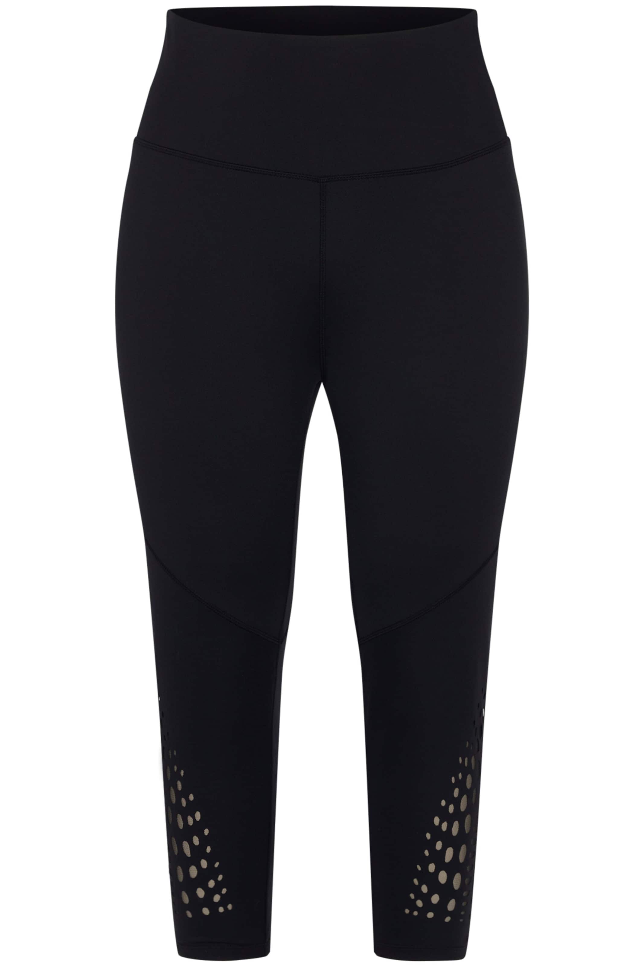 Ulla Popken Skinny Leggings - fekete: elől