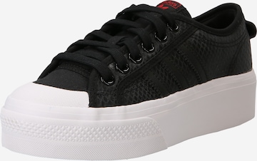 ADIDAS ORIGINALS Sneakers 'Nizza Platform' in Black: front