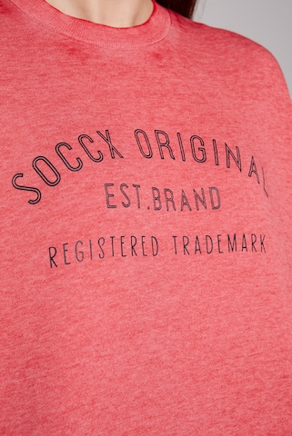 Soccx Sweatshirt in Red