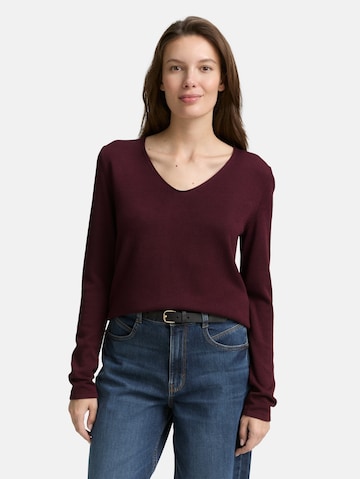 TOM TAILOR Trui in Rood: voorkant