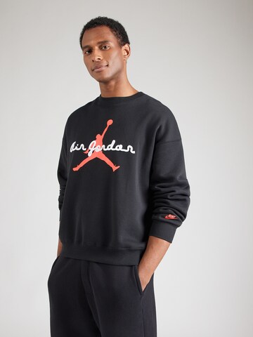 Jordan - Sweatshirt 'BRK AJ6' em preto: frente