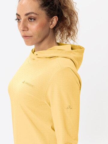 VAUDE Sportief sweatshirt 'Tuenno' in Geel