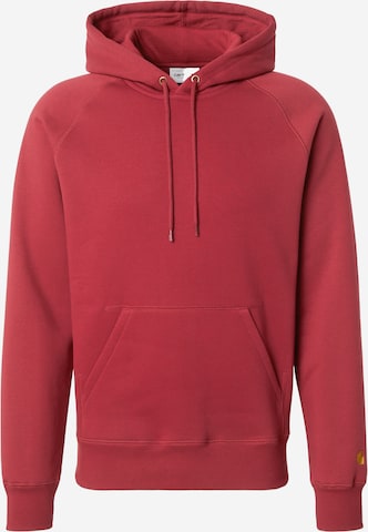 raudona Carhartt WIP Megztinis be užsegimo 'Chase': priekis