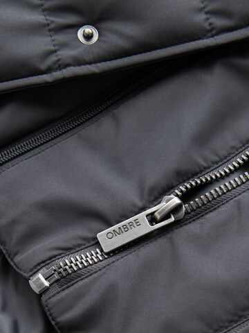 Ombre Winterjacke in Grau