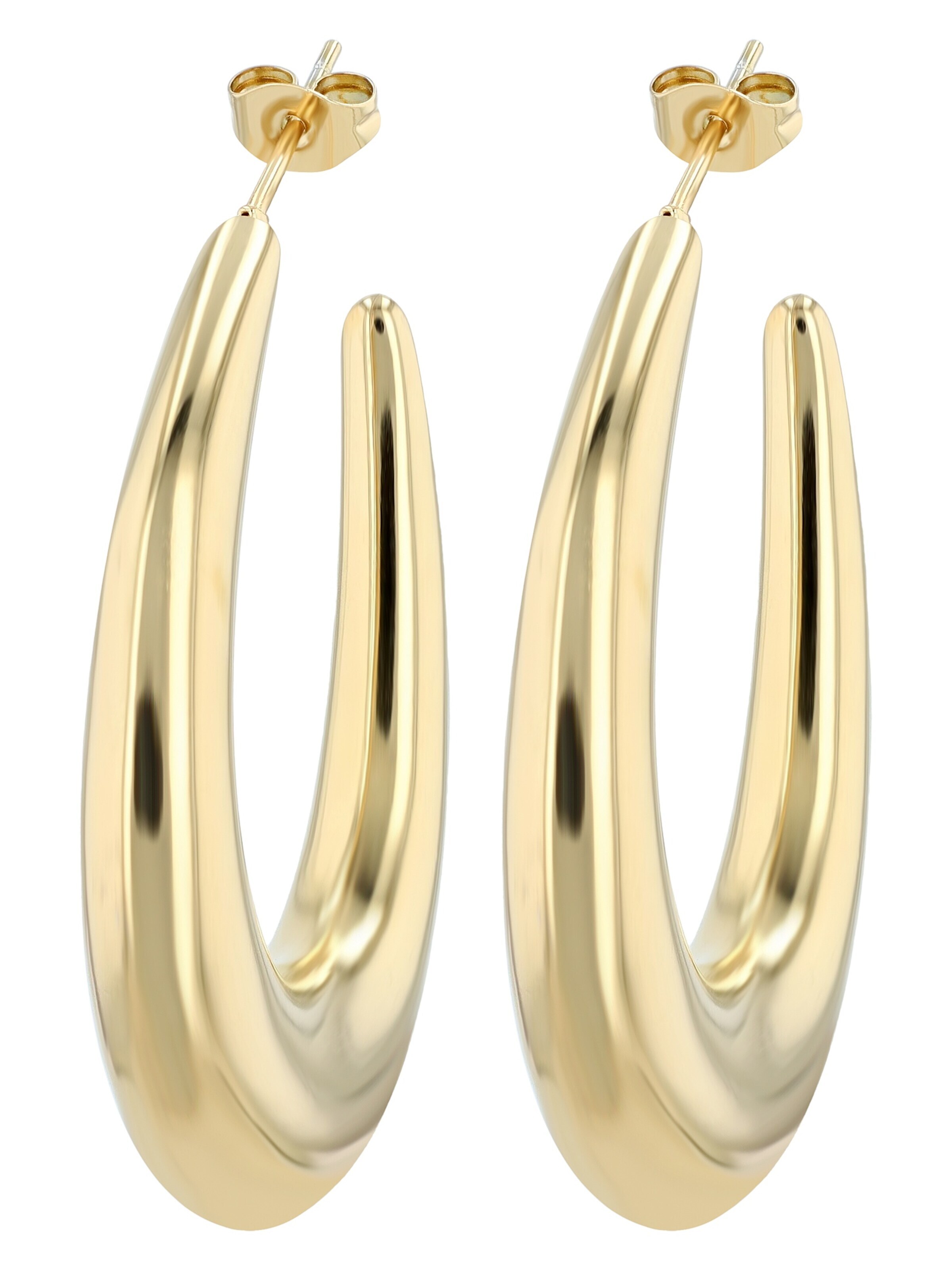 Akzent Earrings '"Abiba" aus langlebigem Edelstahl, wasserfest' in Gold