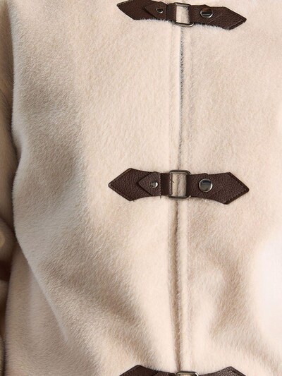 Bianco Lucci Between-Season Jacket in S in Beige / Dark brown, Item view
