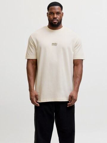Tricou 'JCOBREEZE' de la JACK & JONES pe bej
