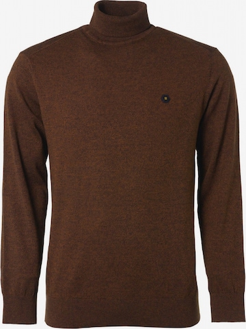 No Excess Sweater in Brown: front