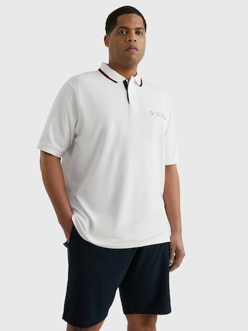 Tommy Hilfiger Big & Tall - Camisa em branco: frente