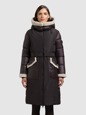 khujo Χειμερινό παλτό 'Pobby' σε λιλά: μπροστά