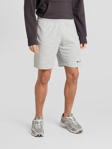 Champion Authentic Athletic Apparel Regular Broek in Grijs: voorkant