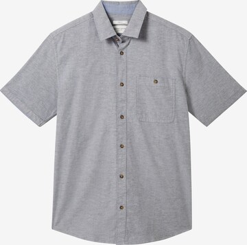 Coupe regular Chemise TOM TAILOR en gris : devant