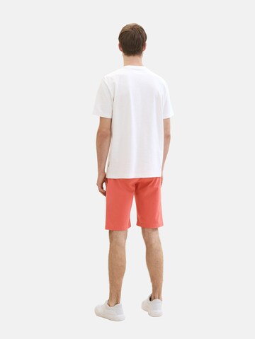 TOM TAILOR Slimfit Shorts in Orange