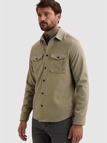 VANGUARD Regular Fit Paita 'Overshirt with button closure' värissä vihreä