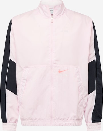 Pink and white nike jumper sale